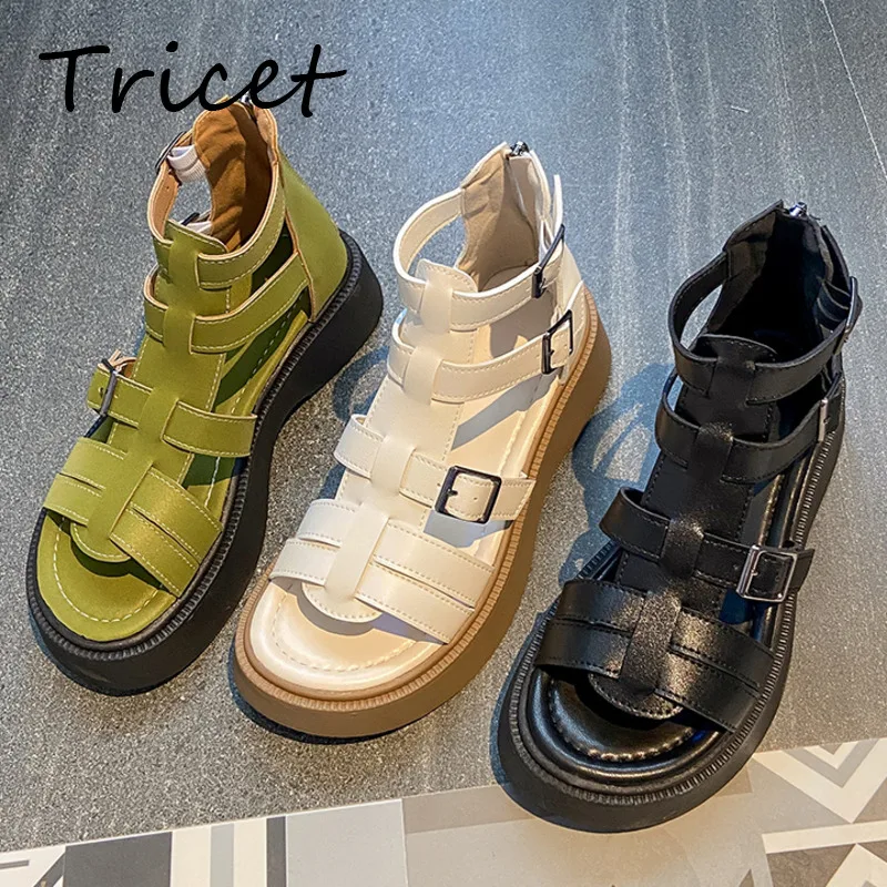 New Solid Flats Women Gladiator Shoes Summer PU Ankle Buckle Strap Ladies Platform Sandals Thick Bottom Female Fashion Sandals
New Solid Flats Women Gladiator Shoes Summer PU Ankle Buckle Strap Ladies Platform Sandals Thick Bottom Female Fashion Sandals