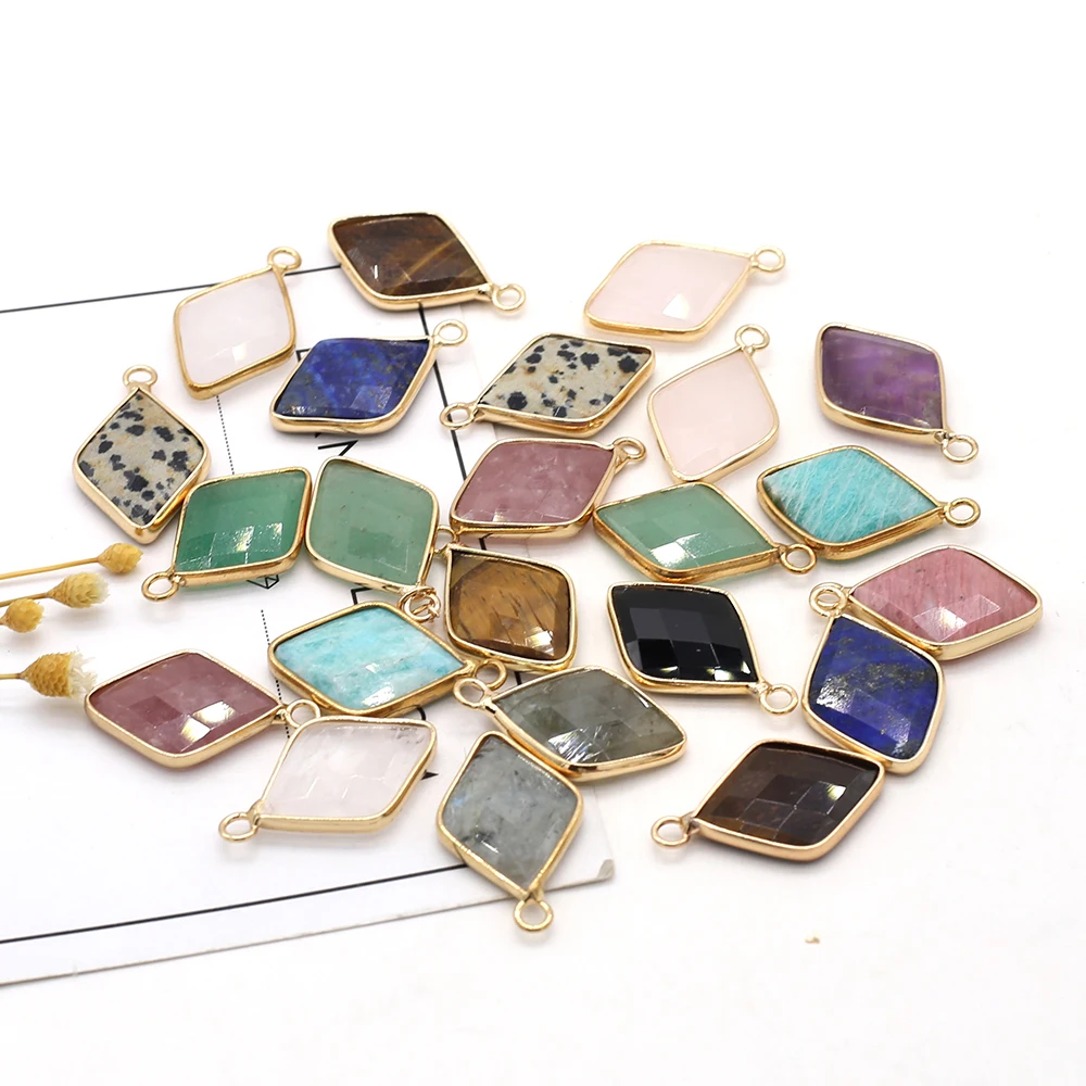 12PCS Natural Stone Rose Quartzs Amethysts Prismatic Faceted Pendant For Jewelry Making DIY Necklace Accessories Charm Gift Free
12PCS Natural Stone Rose Quartzs Amethysts Prismatic Faceted Pendant For Jewelry Making DIY Necklace Accessories Charm Gift Free