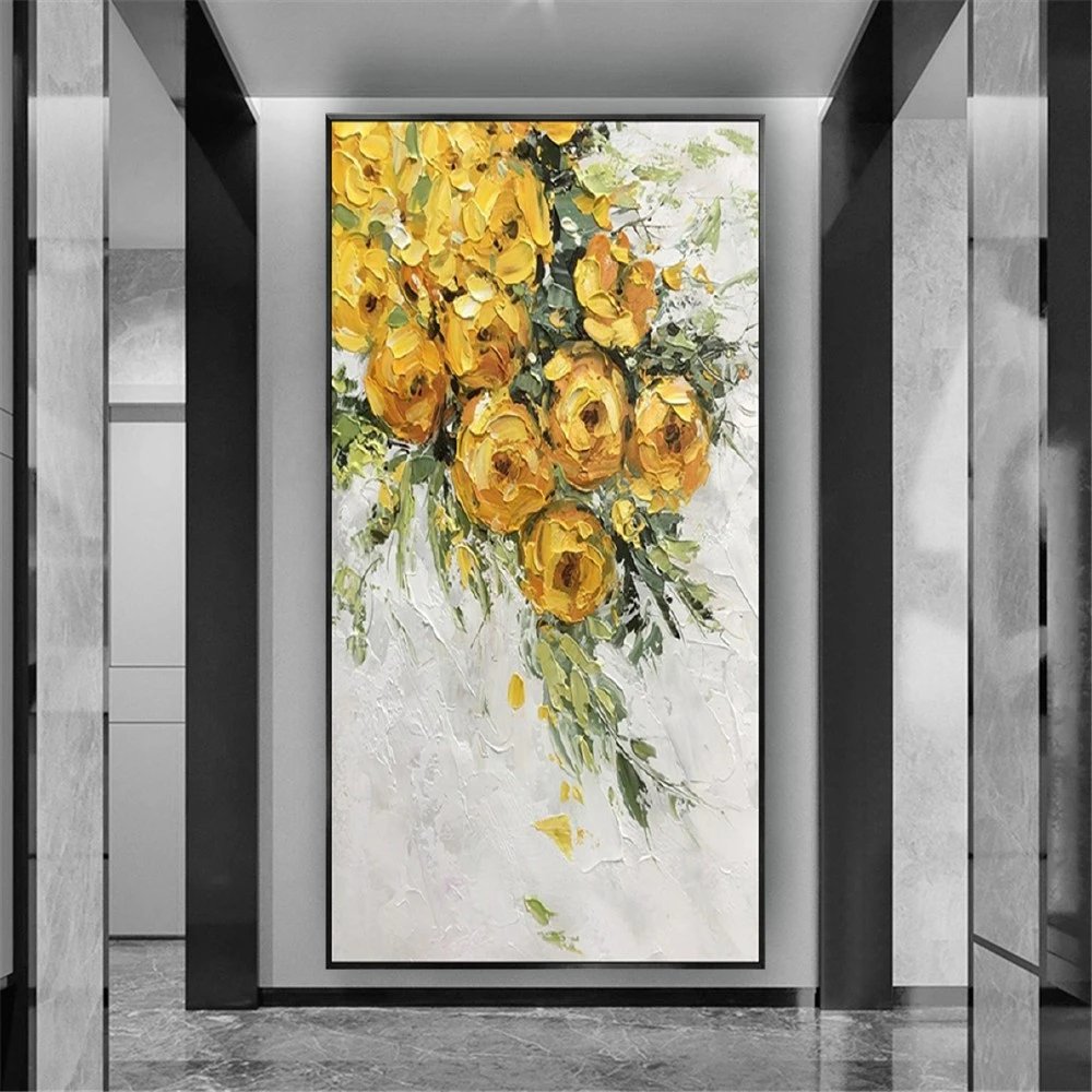 Skilled Artist New Design Abstract 3d Flowers Oil Painting Palette Knife Canvas Floral Art Textured Wall Trim Artwork Home Decor
Skilled Artist New Design Abstract 3d Flowers Oil Painting Palette Knife Canvas Floral Art Textured Wall Trim Artwork Home Decor