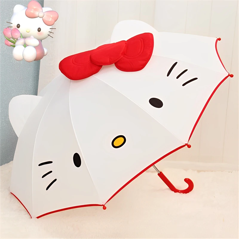 Sanrio Kawaii Hello Kitty Umbrella Cartoon Long Handle Umbrella Sunny Umbrella Cute Bow Knot Children Umbrella Gift for Children
Sanrio Kawaii Hello Kitty Umbrella Cartoon Long Handle Umbrella Sunny Umbrella Cute Bow Knot Children Umbrella Gift for Children
