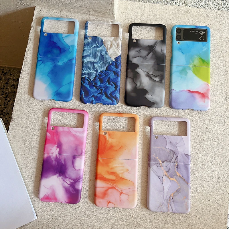 Case For Samsung Galaxy Z Flip 4 Z Flip 3 Water Sticker Ink Dyed Marble Pattern Hard Phone Case Cover
Case For Samsung Galaxy Z Flip 4 Z Flip 3 Water Sticker Ink Dyed Marble Pattern Hard Phone Case Cover