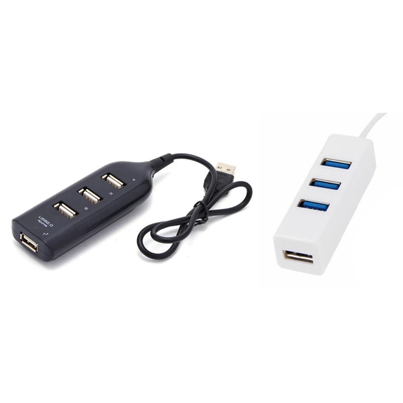 High Speed Mini 4 Ports 2.0 USB HUB Splitter Adapter Black With USB 3.1 Type-C To 3 Port USB Hub (White)
High Speed Mini 4 Ports 2.0 USB HUB Splitter Adapter Black With USB 3.1 Type-C To 3 Port USB Hub (White)