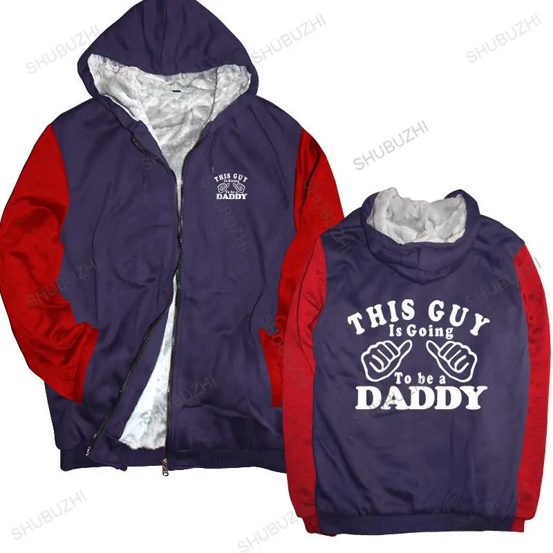 

brand winter hoodie warm coat THIS GUY IS GOING TO BE A DADDY DAD TO BE GIFT IDEA FATHER brand winter jacket for boys