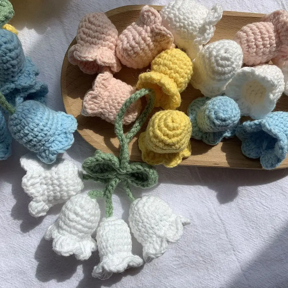 Handmade For Women Girls Bag Accessories Knitted Keychain Keyring Bell Orchid Chimes Flower Pendant Crocheted Wind
Handmade For Women Girls Bag Accessories Knitted Keychain Keyring Bell Orchid Chimes Flower Pendant Crocheted Wind