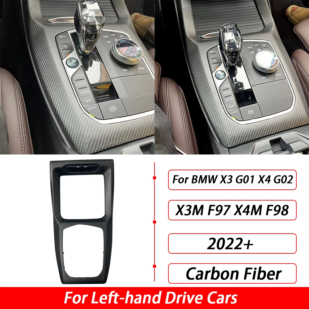 Для BMW X3 G01 X4 G02 X3m F97 X4m F98 2022+ Сменная крышка панели управления переключением передач из углеродного волокна, аксессуары для модернизации автомобиля
Для BMW X3 G01 X4 G02 X3m F97 X4m F98 2022+ Сменная крышка панели управления переключением передач из углеродного волокна, аксессуары для модернизации автомобиля