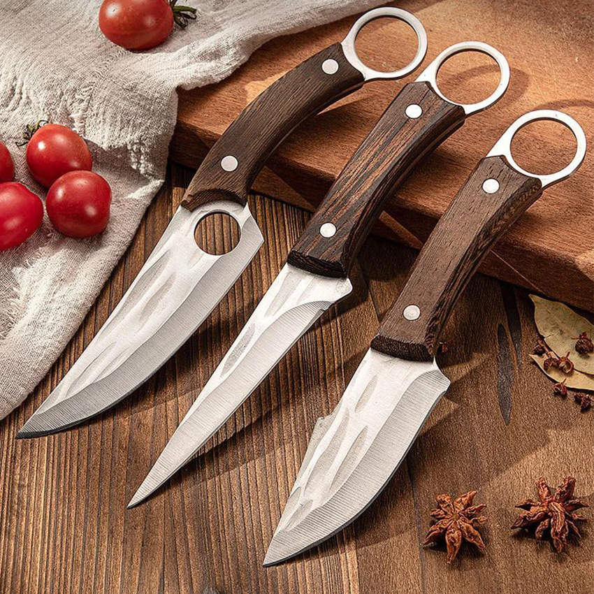 Boning Knife Outdoor Multi-purpose Knife Butcher Knife High Carbon Steel Meat Cleaver Hand Forged Kitchen Knives With Sheath BBQ
Boning Knife Outdoor Multi-purpose Knife Butcher Knife High Carbon Steel Meat Cleaver Hand Forged Kitchen Knives With Sheath BBQ