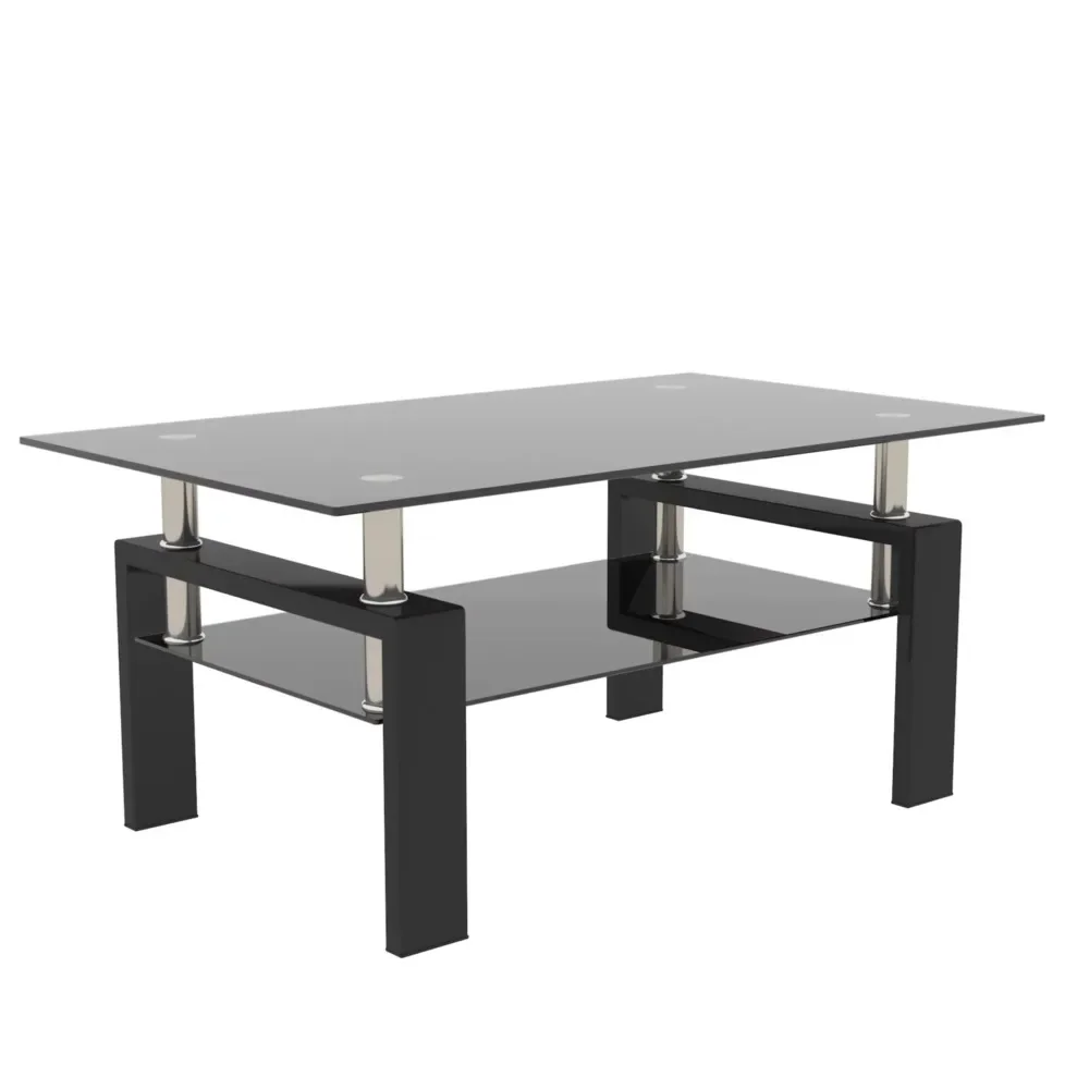 Aukfa Rectangle Tempered Glass Coffee Table Metal Tube Legs End Table for Living Room, Side Table, A Variety of Options
Aukfa Rectangle Tempered Glass Coffee Table Metal Tube Legs End Table for Living Room, Side Table, A Variety of Options