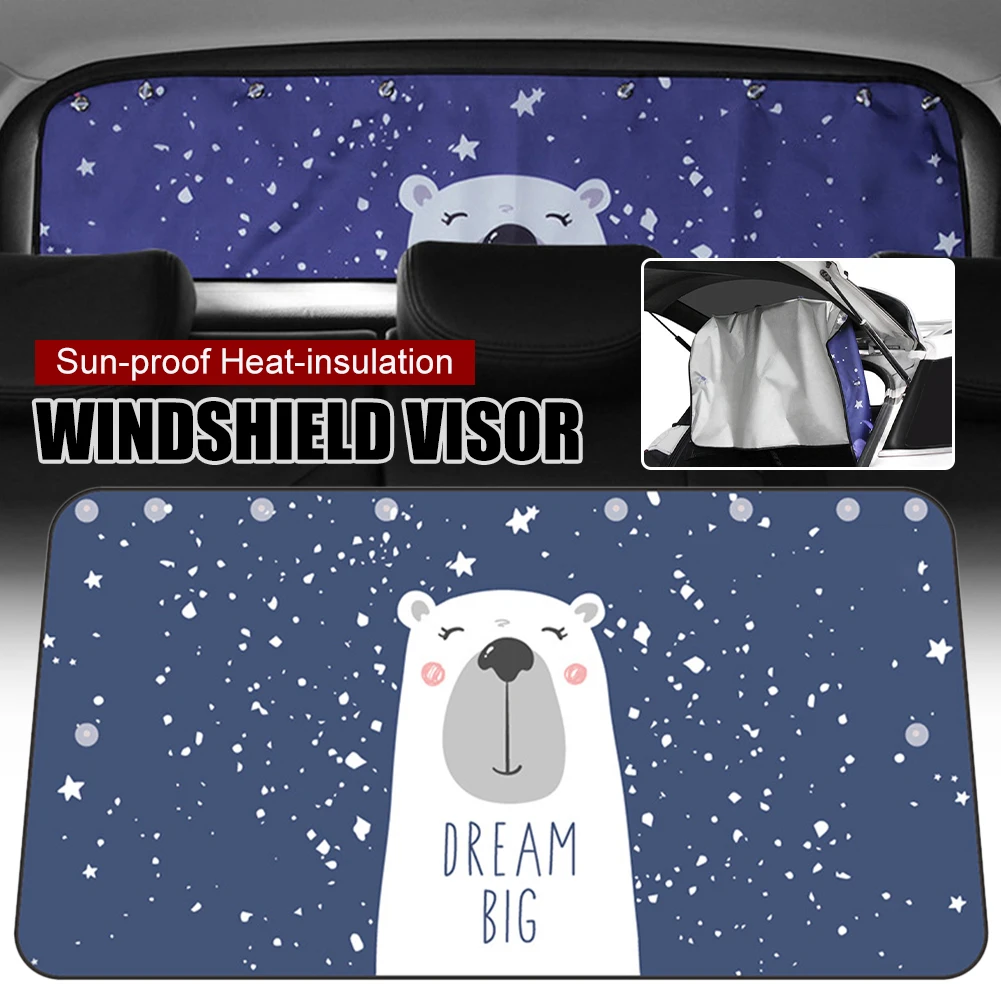 Universal Anti-UV Rear Window Sunshades Car Window Shade Curtain Auto Rear Windshield Cartoon Sun Block For Car Sedan Truck
Universal Anti-UV Rear Window Sunshades Car Window Shade Curtain Auto Rear Windshield Cartoon Sun Block For Car Sedan Truck