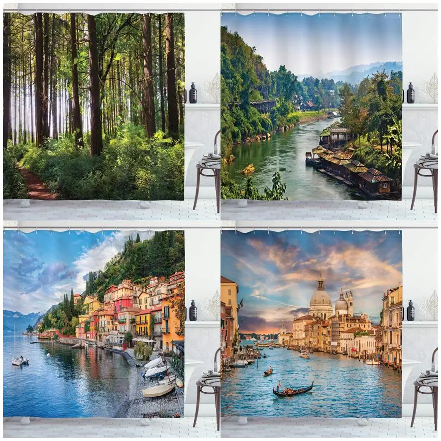 Итальянский Ландшафтный занавес для душа знаменитый большой канал Романтический вид Венеция архитектура ткань для ванной Декор набор с кр...
Итальянский Ландшафтный занавес для душа знаменитый большой канал Романтический вид Венеция архитектура ткань для ванной Декор набор с кр...