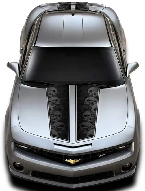 Car-Gear Hood & Trunk Race Stripes Graphics Kit 3M Vinyl Decal Wrap Compatible with Chevy Camaro 2010-2015 - Gray Skulls
Car-Gear Hood & Trunk Race Stripes Graphics Kit 3M Vinyl Decal Wrap Compatible with Chevy Camaro 2010-2015 - Gray Skulls