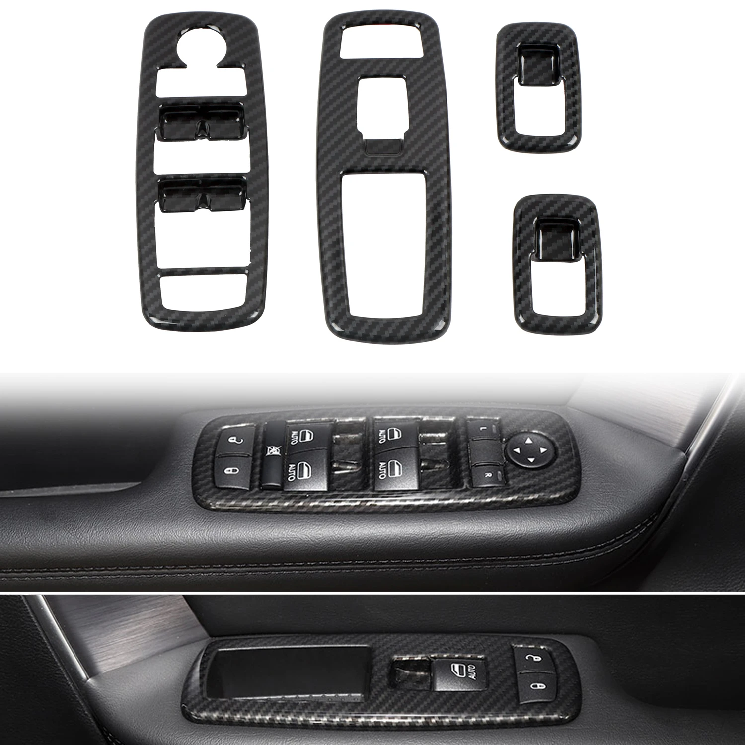 LHD! Car Accessories for Dodge Durango 2011-2022 Carbon Fiber Printed Interior Door Window Switch Lift Button Cover Trim 4pcs
LHD! Car Accessories for Dodge Durango 2011-2022 Carbon Fiber Printed Interior Door Window Switch Lift Button Cover Trim 4pcs