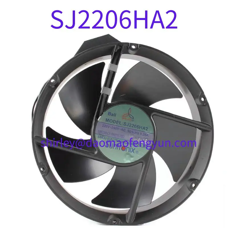 Brand New SJ2206HA2 22060 220V 0.28a 20cm circular cabinet cooling fan
Brand New SJ2206HA2 22060 220V 0.28a 20cm circular cabinet cooling fan