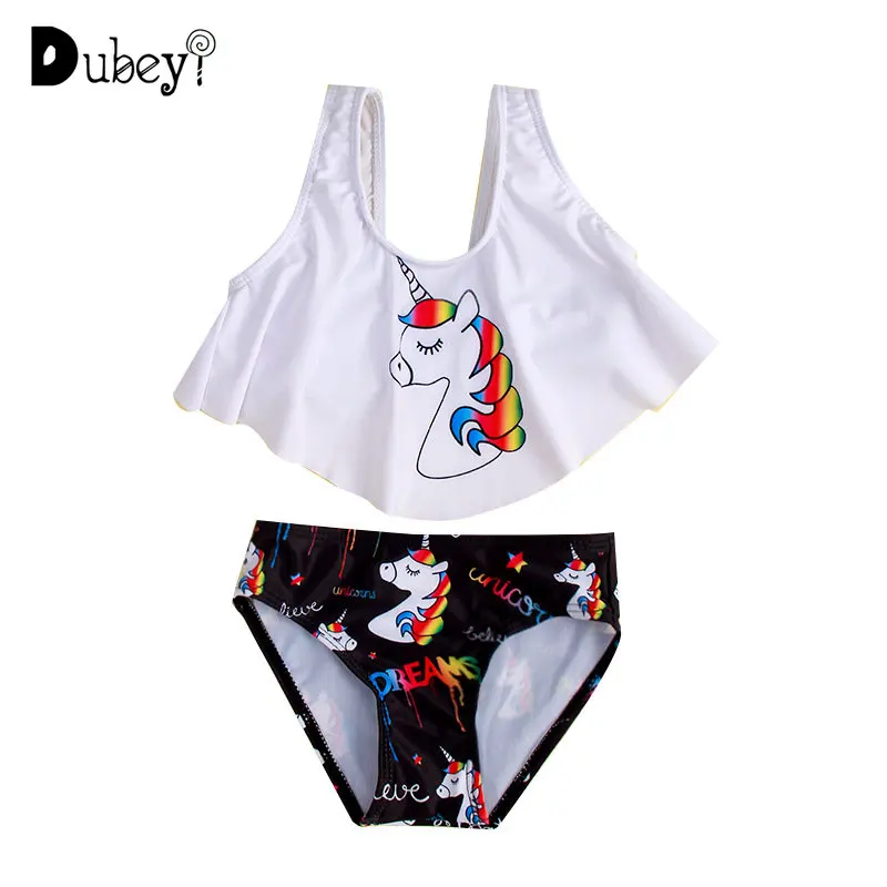 Fashion Children Backless Strappy Swimwear Ruffles Two Pieces Bathing Suit Bikinis Unicorn Swimsuit for Girls 1yrs To 6yrs
Fashion Children Backless Strappy Swimwear Ruffles Two Pieces Bathing Suit Bikinis Unicorn Swimsuit for Girls 1yrs To 6yrs