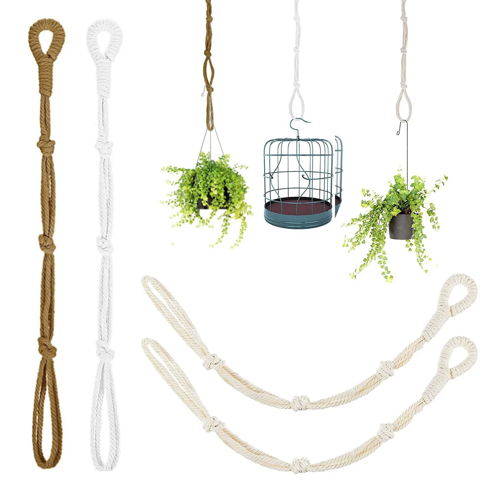 Planters Extender for Home Durable Plant Rope Planters Basket Decorative Rope Pots Holder Large Extender Plant Pot Holder for
Planters Extender for Home Durable Plant Rope Planters Basket Decorative Rope Pots Holder Large Extender Plant Pot Holder for