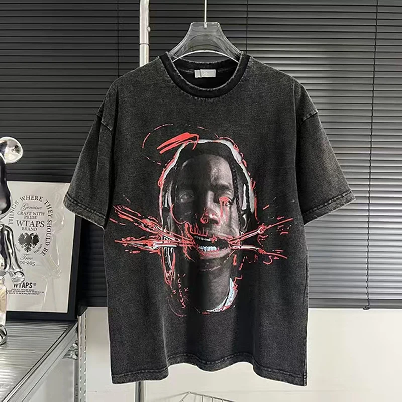 Heavy Fabric Vintage Distressed T Shirts Hip Hop 2023 Front Black Man Print Back Racing Graphic Gothic Tshirt Streetwear Tees
Heavy Fabric Vintage Distressed T Shirts Hip Hop 2023 Front Black Man Print Back Racing Graphic Gothic Tshirt Streetwear Tees
