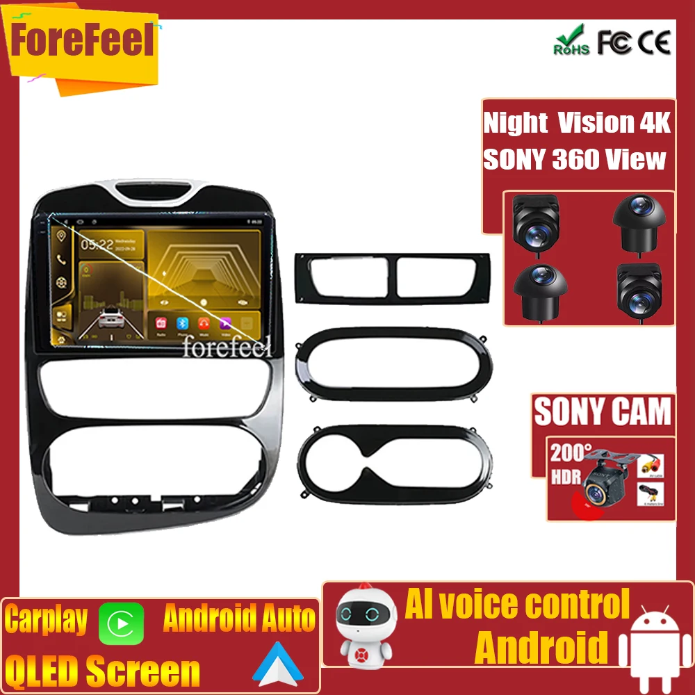 Auto DVD Stereo Android For Renault Clio 4 BH98 KH98 2012 - 2019 Car High-performance Radio WIFI Carplay Navigation WIFI QLED BT
Auto DVD Stereo Android For Renault Clio 4 BH98 KH98 2012 - 2019 Car High-performance Radio WIFI Carplay Navigation WIFI QLED BT