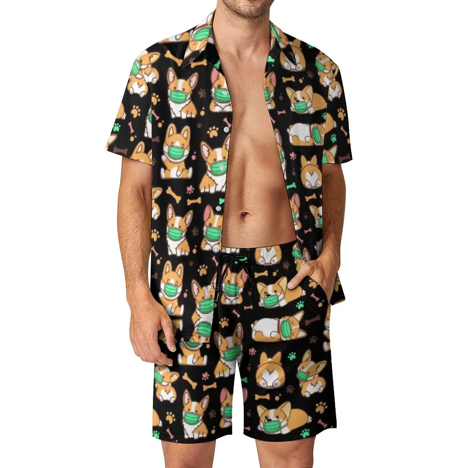 Men's Beach Suit Corgi Quarantine Funny 2 Pieces Pantdress Vintage Swimming Premium
Men's Beach Suit Corgi Quarantine Funny 2 Pieces Pantdress Vintage Swimming Premium