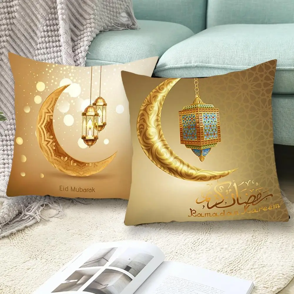 45X45CM Islamic Eid Mubarak Decorations For Home Sofa Bed Cushion Cover Ramadan Decor Peach skin velvet Muslim Decora Pillowcase
45X45CM Islamic Eid Mubarak Decorations For Home Sofa Bed Cushion Cover Ramadan Decor Peach skin velvet Muslim Decora Pillowcase