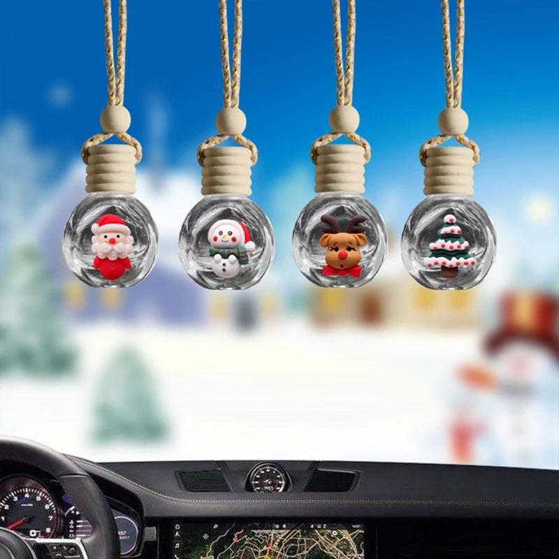 Car Christmas Perfume Freshener Decorative Hangable Christmas Glass Perfume Bottle For Car Little Easy Filling Bottle Decor
Car Christmas Perfume Freshener Decorative Hangable Christmas Glass Perfume Bottle For Car Little Easy Filling Bottle Decor