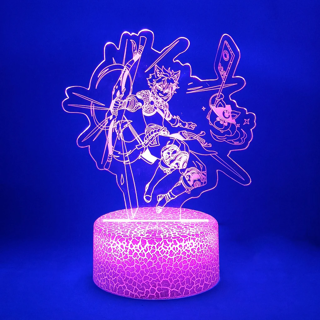 Game Genshin Impact Night Light Gorou 3D Led Anime Sunset Table Lamp For Kids Room Illusion Party Decor Festival Birthday Gift
Game Genshin Impact Night Light Gorou 3D Led Anime Sunset Table Lamp For Kids Room Illusion Party Decor Festival Birthday Gift