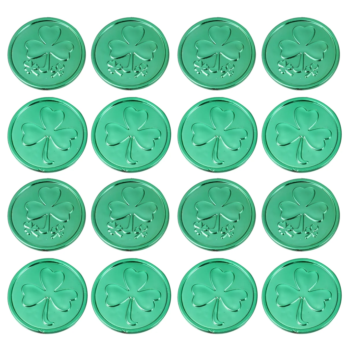 

Coins Toys Patrick Party Pirate Shamrock S Day Coin Supplies St Green Treasure Gold Decorations Favors Plastic Leprechaun Leaf