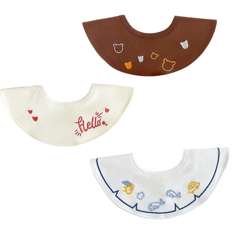 3Pcs Embroidery Bibs Newborn Toddler Drooling Apron Bibs Burp Cloth Strong Absorbent Baby Bib Feeding Bibs Baby Product
3Pcs Embroidery Bibs Newborn Toddler Drooling Apron Bibs Burp Cloth Strong Absorbent Baby Bib Feeding Bibs Baby Product