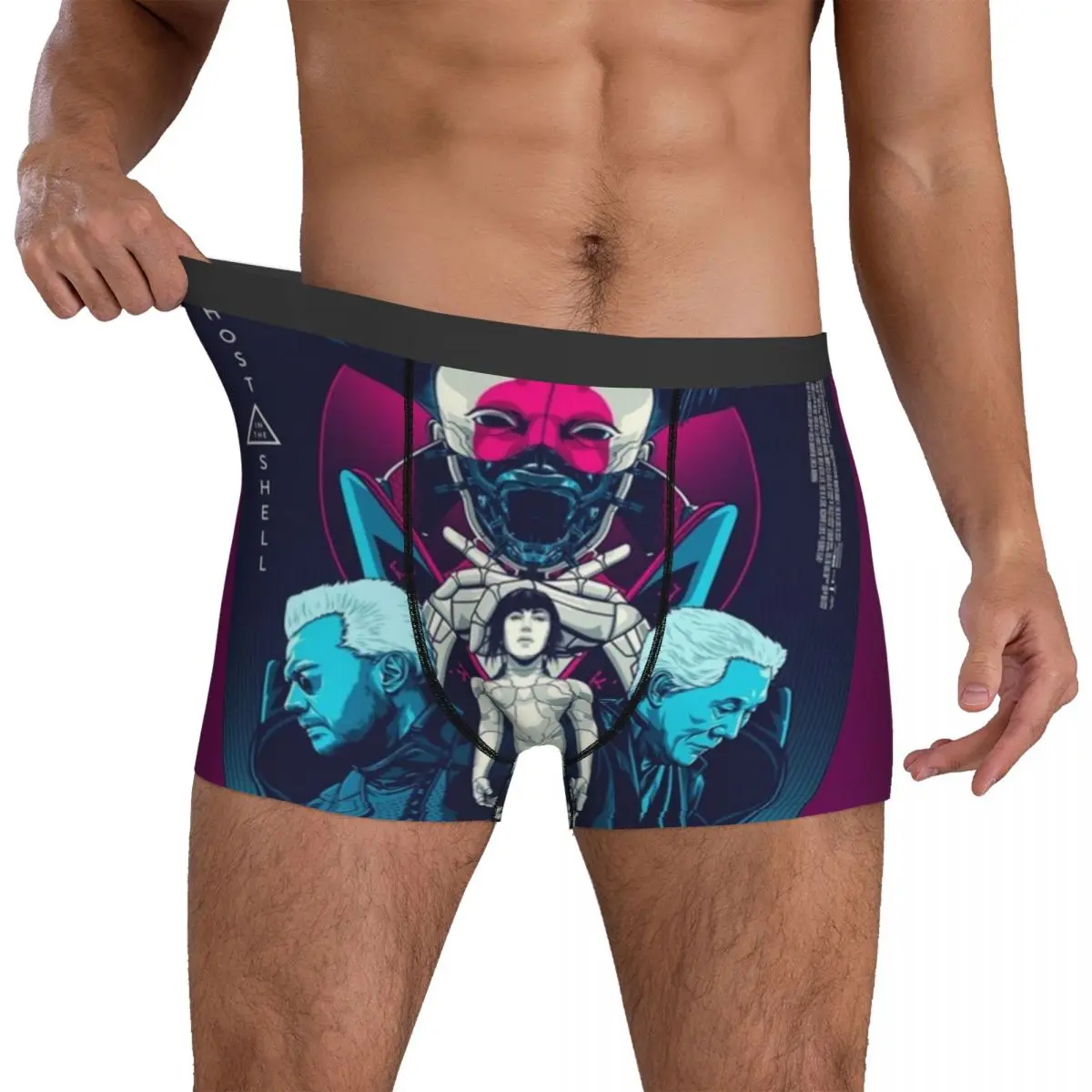 Ghost In The Shell Underwear Anime Male Panties Printed Comfortable Boxer Shorts Hot Boxer Brief Large Size
Ghost In The Shell Underwear Anime Male Panties Printed Comfortable Boxer Shorts Hot Boxer Brief Large Size