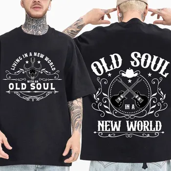 Oliver Anthony Rich Men North of Richmond T-Shirts Man Woman Living In A New World with An Old Soul O-Neck Short Sleeve Shirts