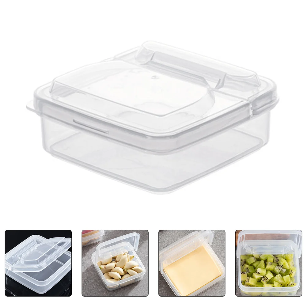 

Cheese Butter Keeper Storage Container Fridge Box Saver Dish Containers Refrigerator Boxes Case Produce Meat Slice Bacon Holder