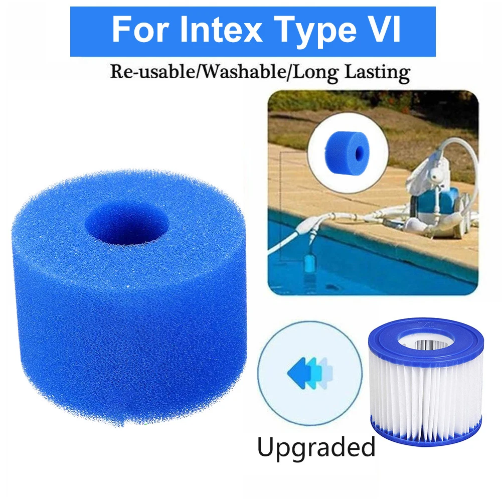 For I/II/VI/D/H/S1/A/B Reusable Swimming Pool Filter Foam Sponge Cartridge Swimming Pool Piscina Equipment Routine Maintenance
For I/II/VI/D/H/S1/A/B Reusable Swimming Pool Filter Foam Sponge Cartridge Swimming Pool Piscina Equipment Routine Maintenance