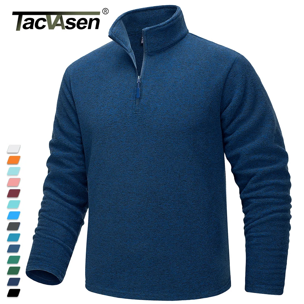 TACVASEN 1/4 Zipper Collar Sprin Fleece Sweaters Mens Warm Sweatsirts Breatable Casual Sports ikin Turtleneck Pullover Tops
TACVASEN 1/4 Zipper Collar Sprin Fleece Sweaters Mens Warm Sweatsirts Breatable Casual Sports ikin Turtleneck Pullover Tops