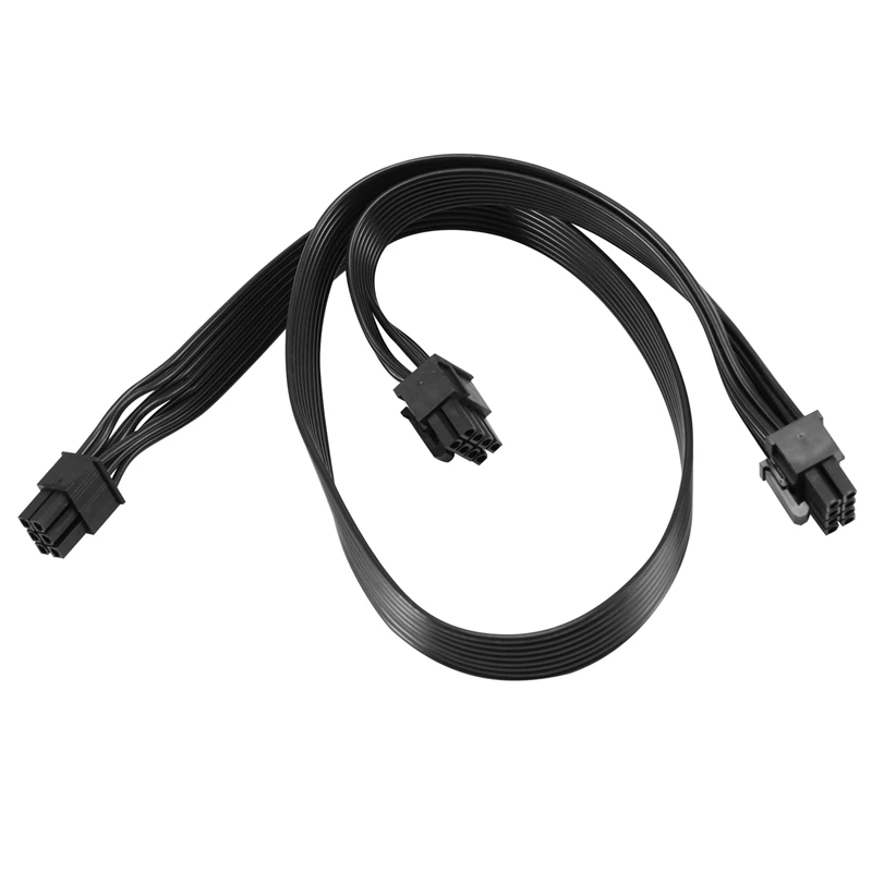 PCI-E 6 Pin To 2 Ports 6+2 Pin Power Supply Cable 6Pin To 8Pin For Cooler Master V Series V850 V700 V1000 Modular PSU
PCI-E 6 Pin To 2 Ports 6+2 Pin Power Supply Cable 6Pin To 8Pin For Cooler Master V Series V850 V700 V1000 Modular PSU