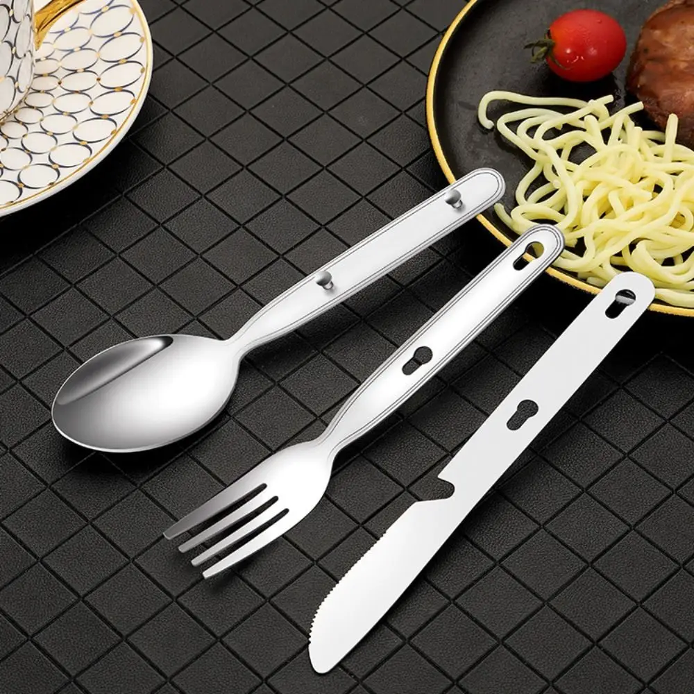 Accessories Camping 304 Stainless Steel Outdoor Spoon and Fork Set Dinnerware Cutlery Tableware
Accessories Camping 304 Stainless Steel Outdoor Spoon and Fork Set Dinnerware Cutlery Tableware