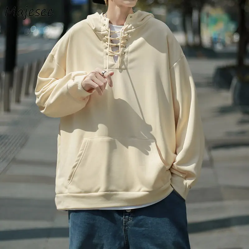 Hoodies Men Hooded Clothing Streetwear Handsome Students Ulzzang Casual Ins Baggy All-match Pure Color Design Front Pocket Chic
Hoodies Men Hooded Clothing Streetwear Handsome Students Ulzzang Casual Ins Baggy All-match Pure Color Design Front Pocket Chic