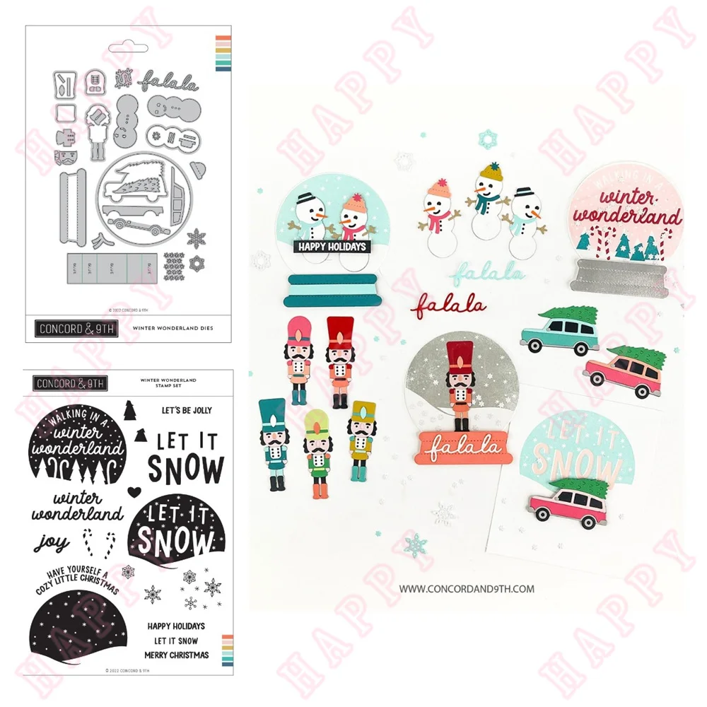 Metal Cutting Dies Winter Wonderland Template DIY Scrapbook Diary Photo Album Paper Decoration Embossing Craft Handmade Moulds
Metal Cutting Dies Winter Wonderland Template DIY Scrapbook Diary Photo Album Paper Decoration Embossing Craft Handmade Moulds