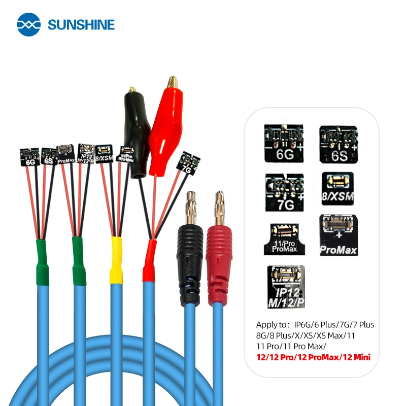 SS-908B V7.0 For iPhone 6-13 Smart DC Power Supply Test Line Cable Charging Wire Phone Power Boot Line Motherboard Repair Tools
SS-908B V7.0 For iPhone 6-13 Smart DC Power Supply Test Line Cable Charging Wire Phone Power Boot Line Motherboard Repair Tools