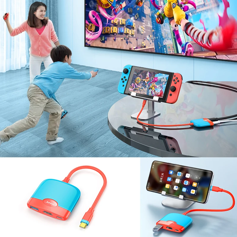 Док-станция типа C «Три в одном», преобразователь Type-C в HDMI, красно-синий для коммутационной портативной базы
Док-станция типа C «Три в одном», преобразователь Type-C в HDMI, красно-синий для коммутационной портативной базы