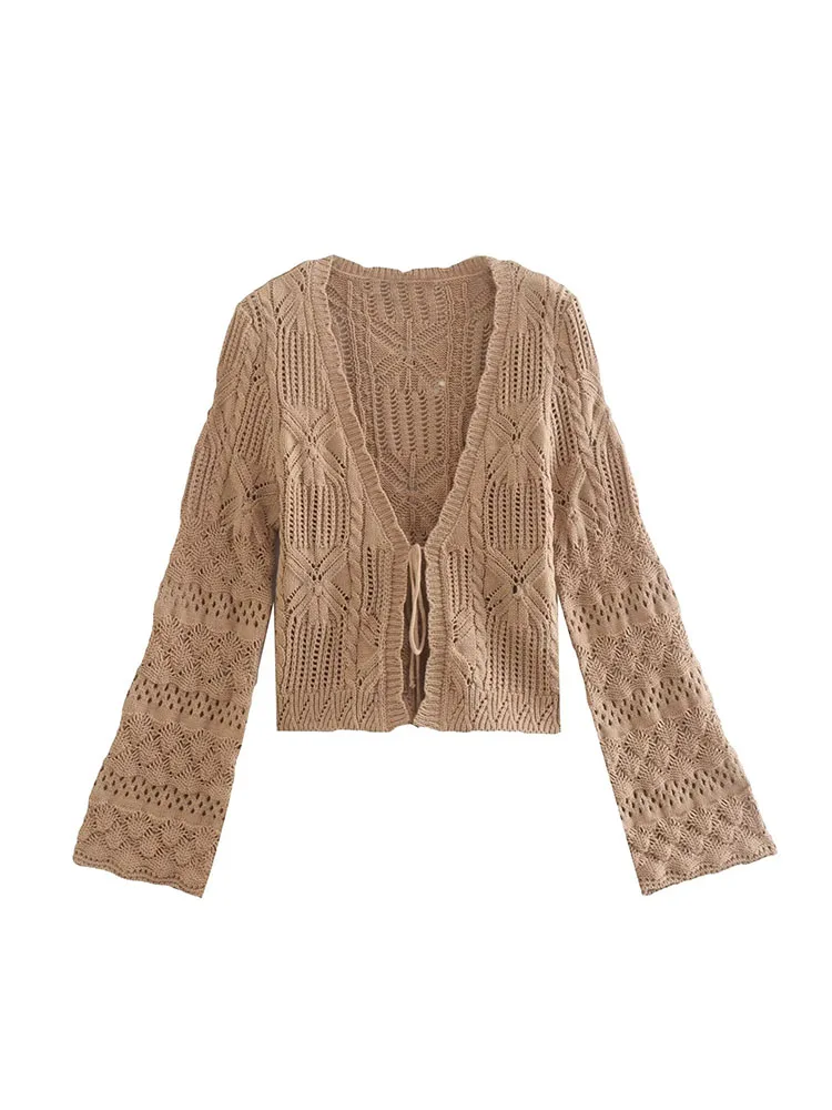 BM&MD&ZA 3991106 Women 2022 New Fashion Butterfly Hollow Out Cropped Knitted coat Vintage Female coat Chic Tops 3991/106
BM&MD&ZA 3991106 Women 2022 New Fashion Butterfly Hollow Out Cropped Knitted coat Vintage Female coat Chic Tops 3991/106