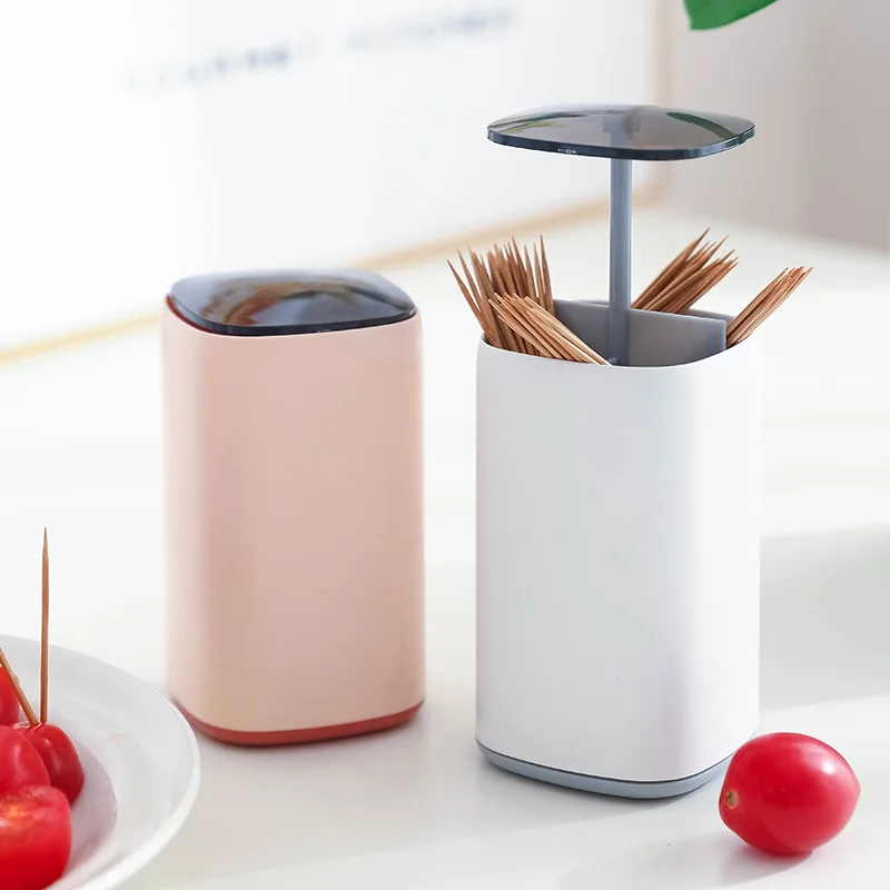 Household Supplies Pop-up Cotton Swabs Box Toothpick Holder Tooth Pick Automatic Dispenser Press Can Cotton Bud Container
Household Supplies Pop-up Cotton Swabs Box Toothpick Holder Tooth Pick Automatic Dispenser Press Can Cotton Bud Container
