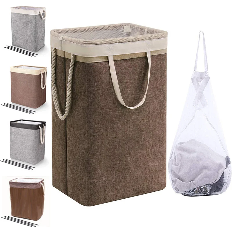 Foldable Cloth Art Laundry Basket Bedroom Clothes Storage Basket Simple With Hand Cotton Linen Dirty Laundry Bag
Foldable Cloth Art Laundry Basket Bedroom Clothes Storage Basket Simple With Hand Cotton Linen Dirty Laundry Bag
