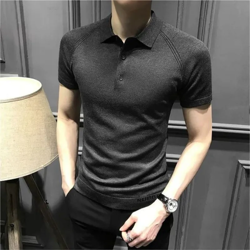 Mens With Collar Tee Shirts Clothing Cotton Skinny Polo T Shirt for Men Streetwear Vintage High Quality Chic Casual Summer Top S
Mens With Collar Tee Shirts Clothing Cotton Skinny Polo T Shirt for Men Streetwear Vintage High Quality Chic Casual Summer Top S