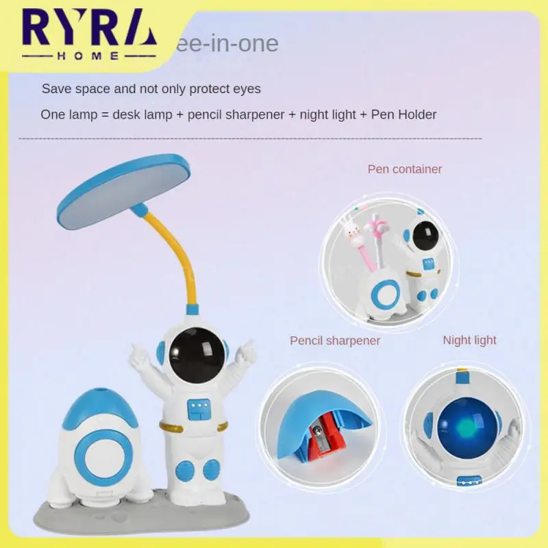 Astronaut Desk Lamp Long Term Use Without Eye Damage Pen Sharpener Function Student Bedroom Desk Lamp No Visible Video Flash
Astronaut Desk Lamp Long Term Use Without Eye Damage Pen Sharpener Function Student Bedroom Desk Lamp No Visible Video Flash
