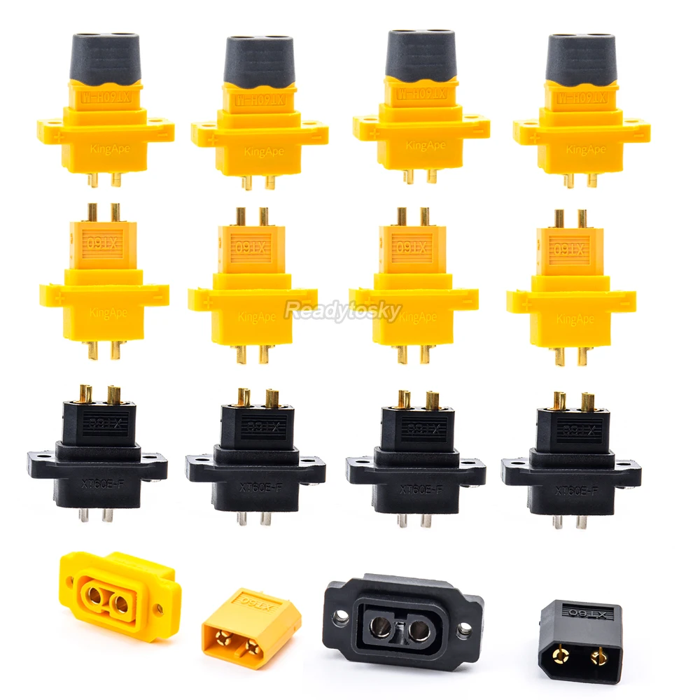 5/10/20Pair XT60E-F Female Plug to XT60-M XT60 XT60H Male Bullet Connector Wire Cable Plug For RC FPV Lipo Battery RC Quadcopter
5/10/20Pair XT60E-F Female Plug to XT60-M XT60 XT60H Male Bullet Connector Wire Cable Plug For RC FPV Lipo Battery RC Quadcopter