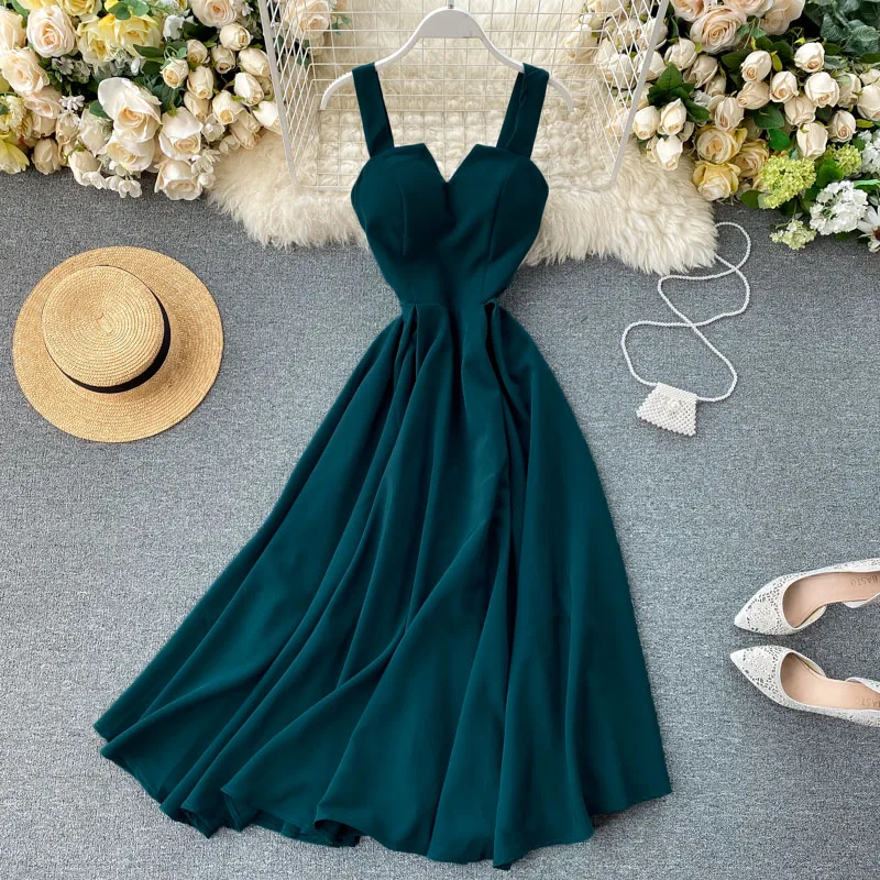 Woherb Summer 2022 Robe Dress Women V Neck Long Party Dresses Sexy Tank Backless Spaghetti Strap Maxi Female Holiday Vestidos
Woherb Summer 2022 Robe Dress Women V Neck Long Party Dresses Sexy Tank Backless Spaghetti Strap Maxi Female Holiday Vestidos