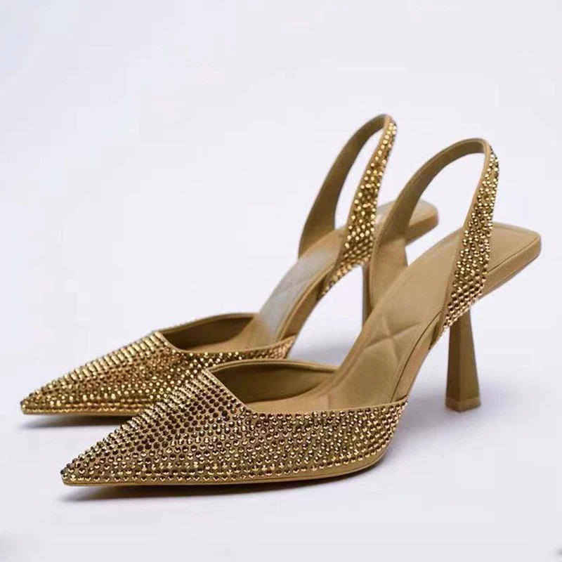 Heels Women Bling Bling High Heels Summer Sandals Shoes Women Pumps Slip On Black Heels Sandals Party Wedding Shoes Talon Femme
Heels Women Bling Bling High Heels Summer Sandals Shoes Women Pumps Slip On Black Heels Sandals Party Wedding Shoes Talon Femme