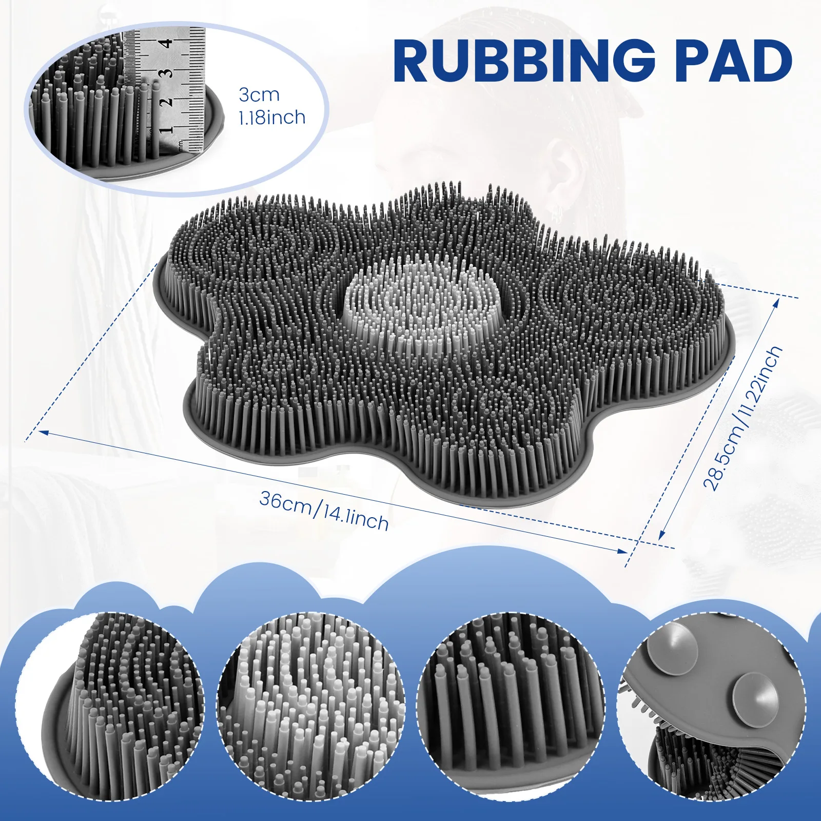 Силиконовый скребок для ног
Силиконовый скребок для ног