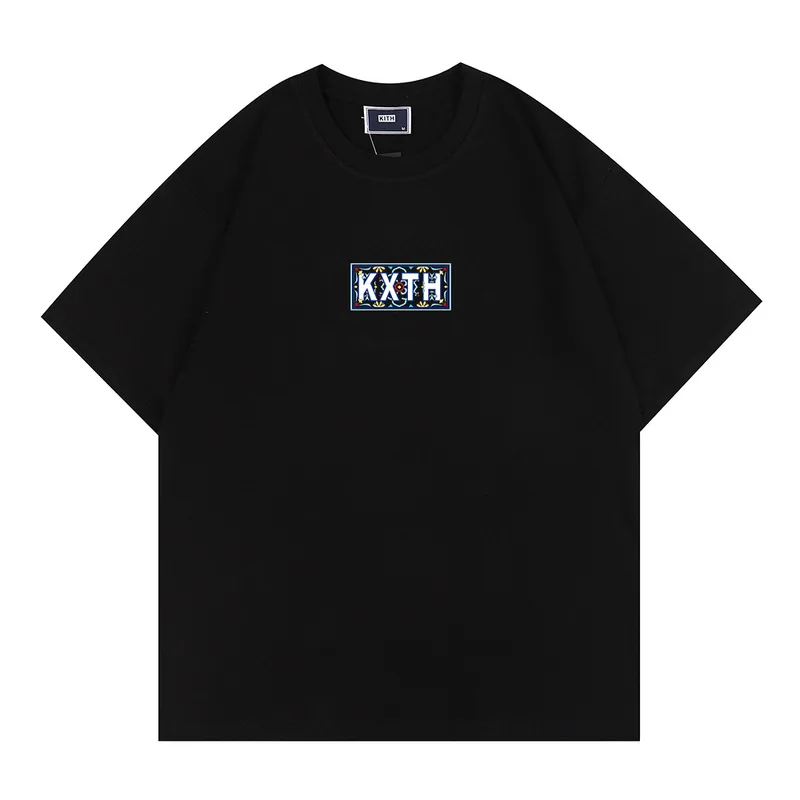 Kith Box Logo Cashew Flower T-shirt 100% Cotton Men Summer Tees Women Loose Tops Short Sleeve T Shirt Hip Hop Streetwear
Kith Box Logo Cashew Flower T-shirt 100% Cotton Men Summer Tees Women Loose Tops Short Sleeve T Shirt Hip Hop Streetwear