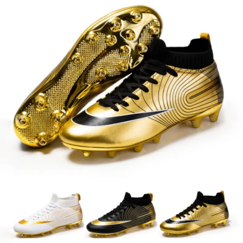 Gold Plated Sole Football Boot TF/FG Youth Outdoor Grass Comfort Anti Slip Football Shoe Professional Competition Training Shoe
Gold Plated Sole Football Boot TF/FG Youth Outdoor Grass Comfort Anti Slip Football Shoe Professional Competition Training Shoe