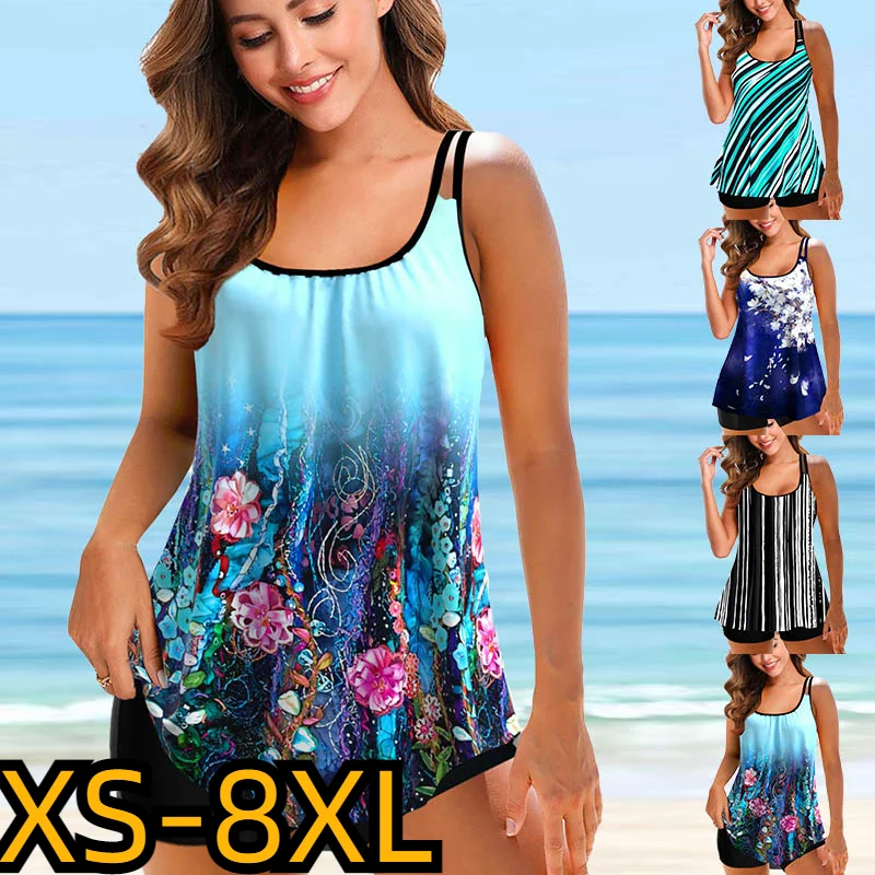 New Floral Print Bikini Sets Swimsuit Women Sexy Loose Size Two Pieces Tankini Summer High Waist Beach Monokini Bathing Suits
New Floral Print Bikini Sets Swimsuit Women Sexy Loose Size Two Pieces Tankini Summer High Waist Beach Monokini Bathing Suits