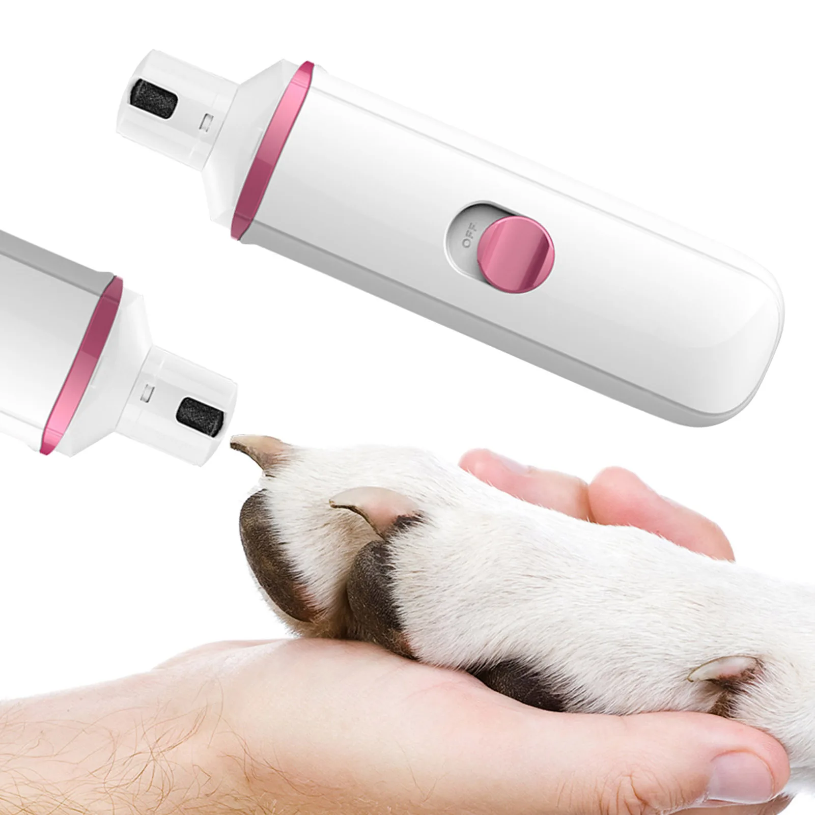 Pet Nail Trimmer Professional Dog Nail Grinder Dog Nail Polisher With Replaceable Grinding Wheel Quiet Soft Puppy Grooming
Pet Nail Trimmer Professional Dog Nail Grinder Dog Nail Polisher With Replaceable Grinding Wheel Quiet Soft Puppy Grooming